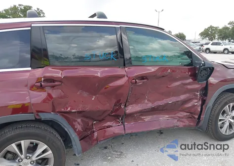 2014 Toyota Highlander Xle V6 from USA, damaged, VIN 5TDKKRFH2ES028665